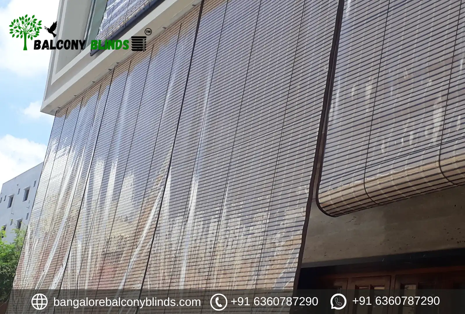 Waterproof-PVC-Blinds-Transparent-sheet-Lining-Bangalore